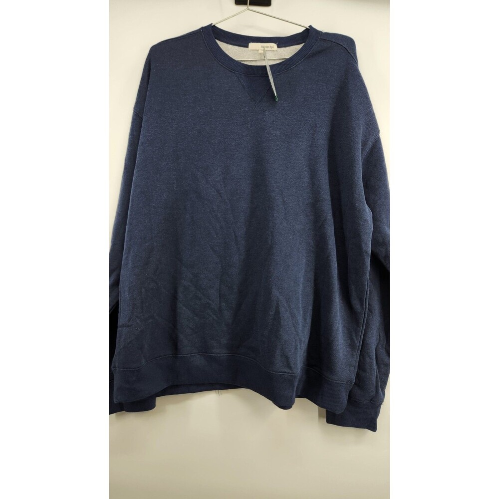 Hawker Rye Mens Navy Blue XL Favourite Crewneck Sweater NWT Cotton Blend‎